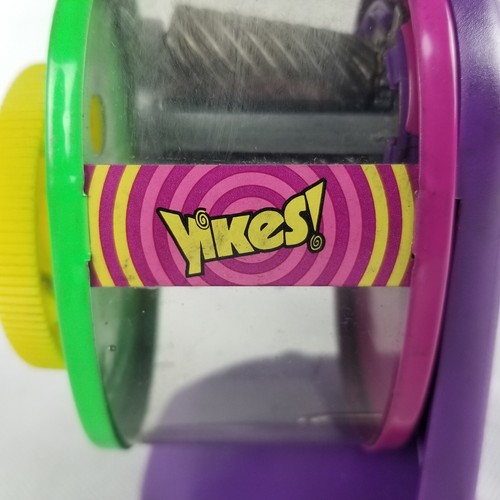 Vtg 90s Yikes Neon Pencil Sharpener Desk 1990s USA Nickelodeon-Style Retro - Picture 4 of 13