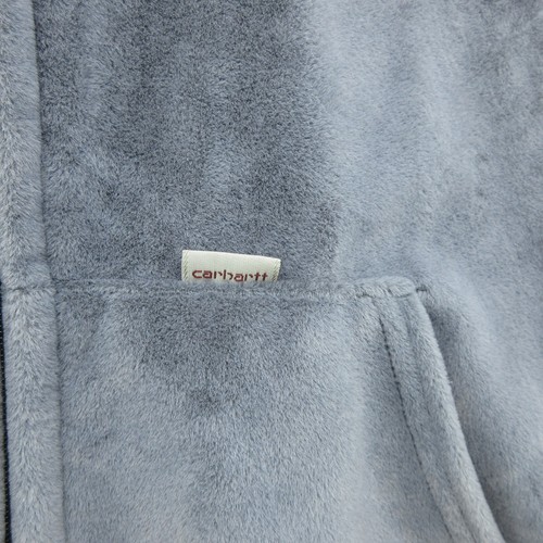 De Colección Chaqueta Carhartt Para Hombres XL Gris 763 Terciopelo Cremallera Completa Sudadera con Capucha EE. UU. 90s - Imagen 3 de 17