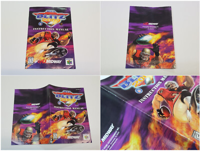 NFL Blitz 2000 Mini-Guide Variant Original N64 Nintendo 64 Box
