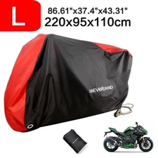 Waterproof Motorcycle Dirt Bike Cover UV Dust L For Kawasaki Honda