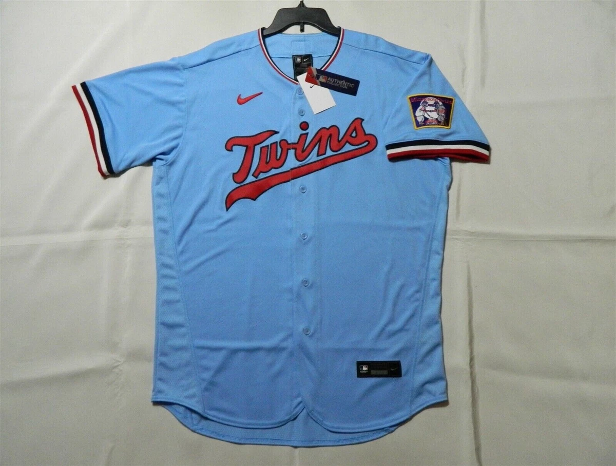 AUTHENTIC NIKE 48 XL, MINNESOTA TWINS TBTC, ON FIELD Jersey, VERY RARE!