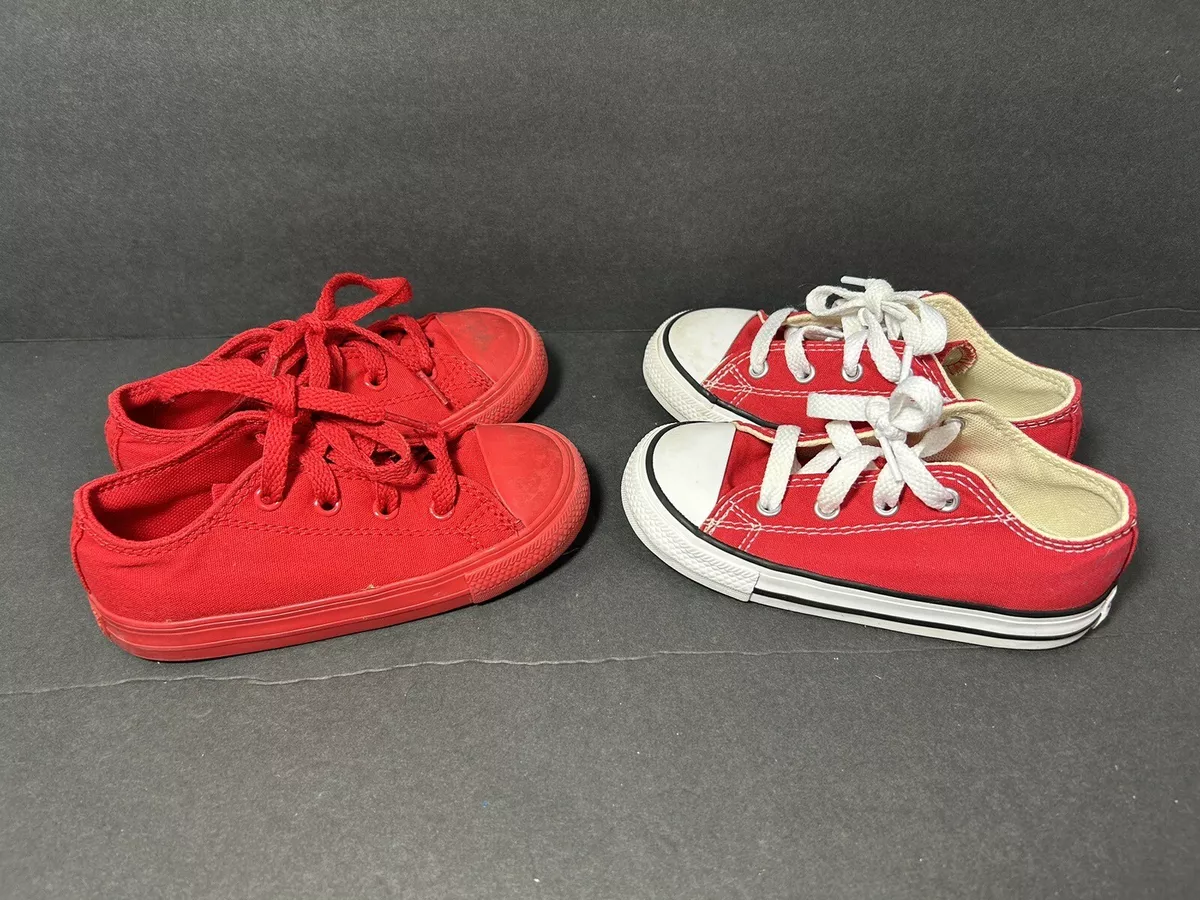 Red hotsell converse ebay