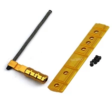 Ruger 1022 10-22 Charging Handle Gold Anodized + Ruger Base Mount Gold