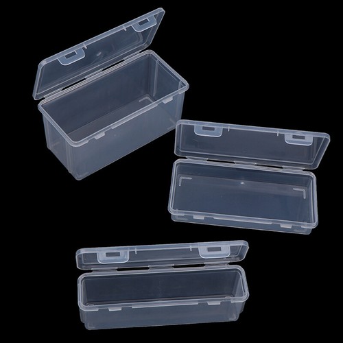 1PC Large Capacity Plastic Pencil Box Stackable Translucent Storage Box _ou - Afbeelding 9 van 13