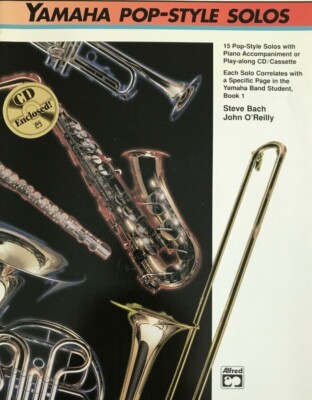 YAMAHA POP-STYLE SOLOS MUSIC BOOK 1 WITH CD FOR CLARINET/BASS CLARINET BRAND NEW