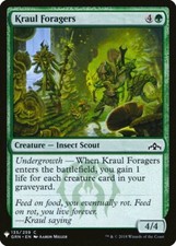 Kraul Foragers X4 (Mystery Booster & The List) MTG (NM) *CCGHouse* Magic