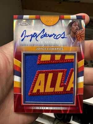 2024 Topps Chrome All American - Joyce Edwards Golden Patch Auto /5