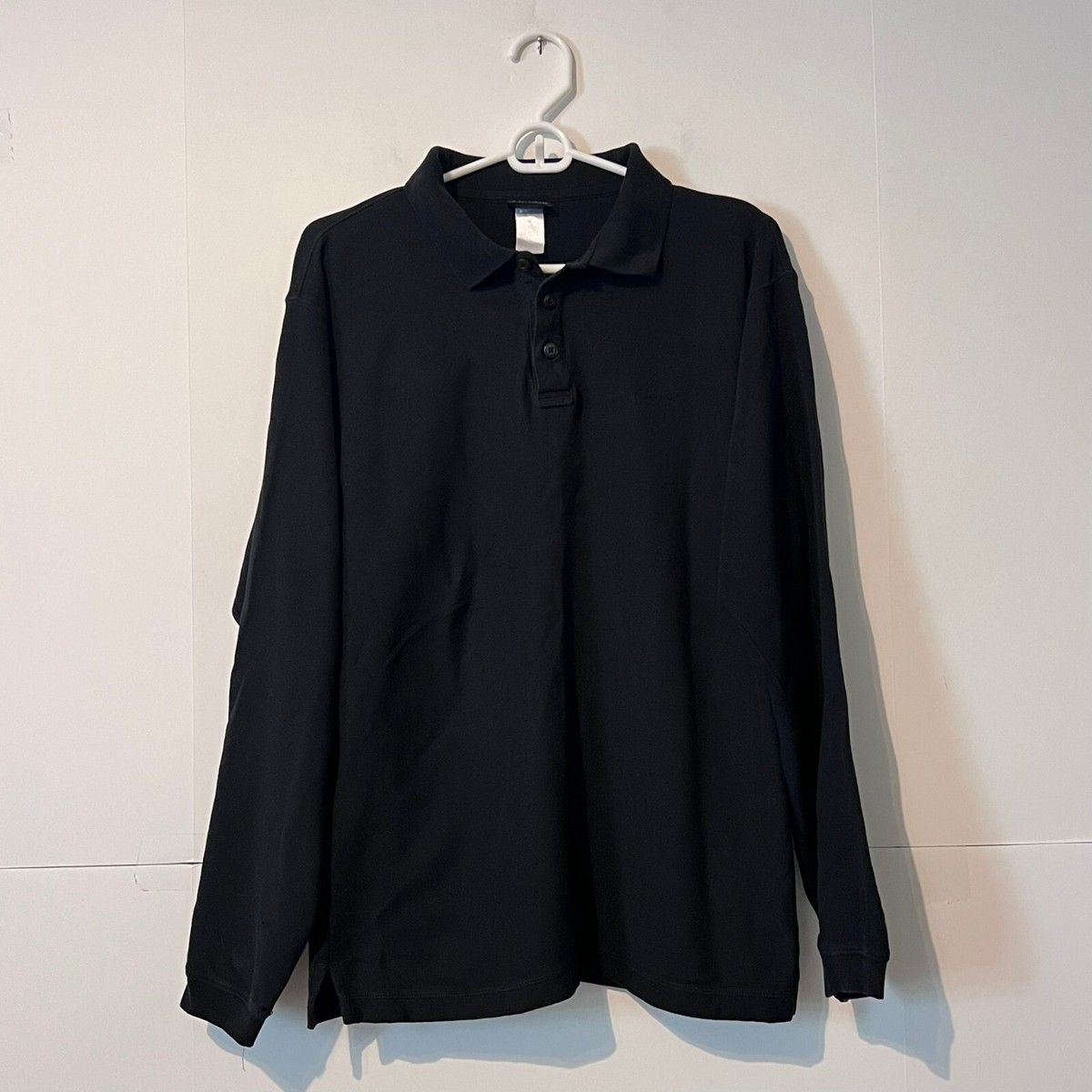 トップス patagonia 00s ORGANIC COTTON SHIRTS Vintage 90s 00S Patagonia Mens Organic Cotton Polo Size L Black