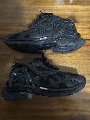 Size 12 - Balenciaga Runner Sneaker Black | eBay
