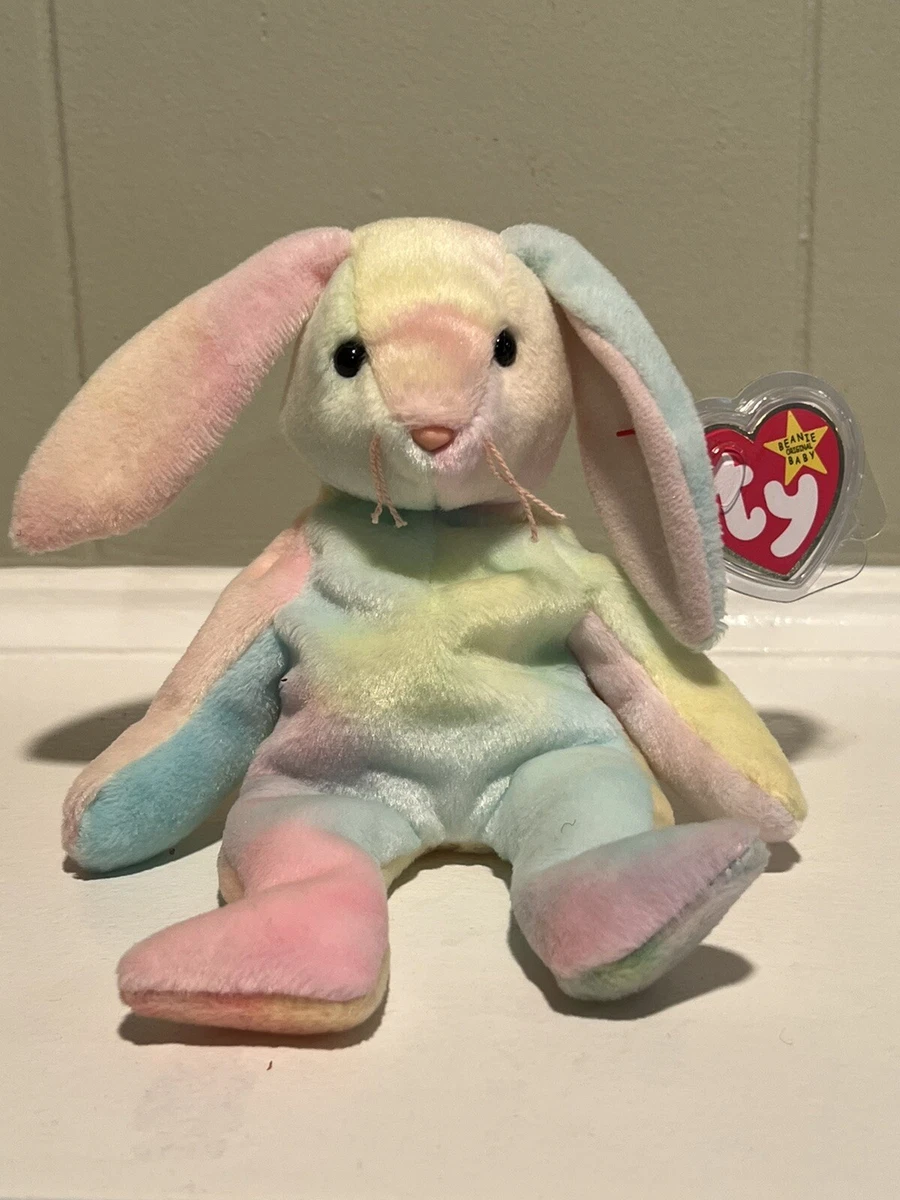 Ty Beanie Baby Hippie The Bunny Rabbit Perfect Condition 1998