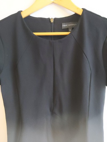 (M132) Next Size 10 Black Maternity Dress - Picture 4 of 9