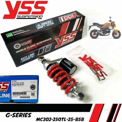 Honda Grom Msx125 Rear Adjustable Yss Gas Shock Reservoir Mc302 250 Tl Ebay