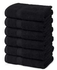Extra Large Cotton Bath Towels For Bathroom Absorbent Shower Towel Bulk 6ct