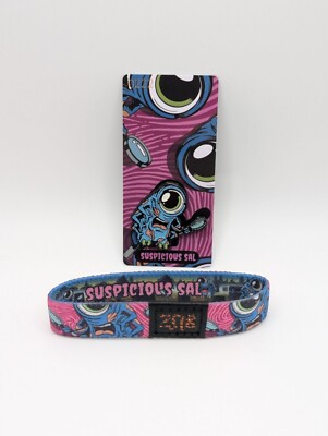 Zox Monster #222 Suspicious Sal ~ NEW ~ Medium ~ Wristband ~ Card & Pin