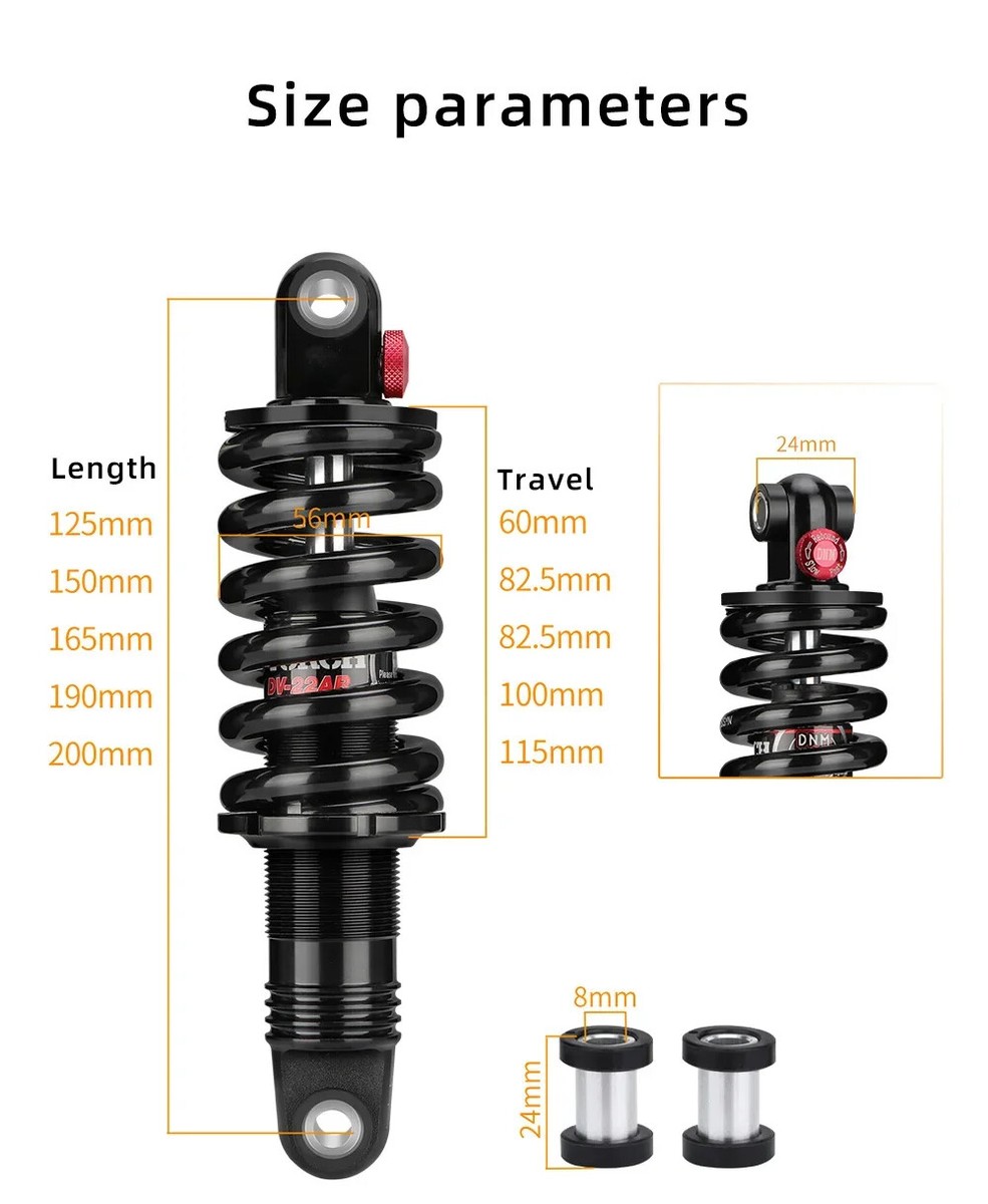 Ammortizzatori Per Bici, Ammortizzatori A Molla Per Sospensioni