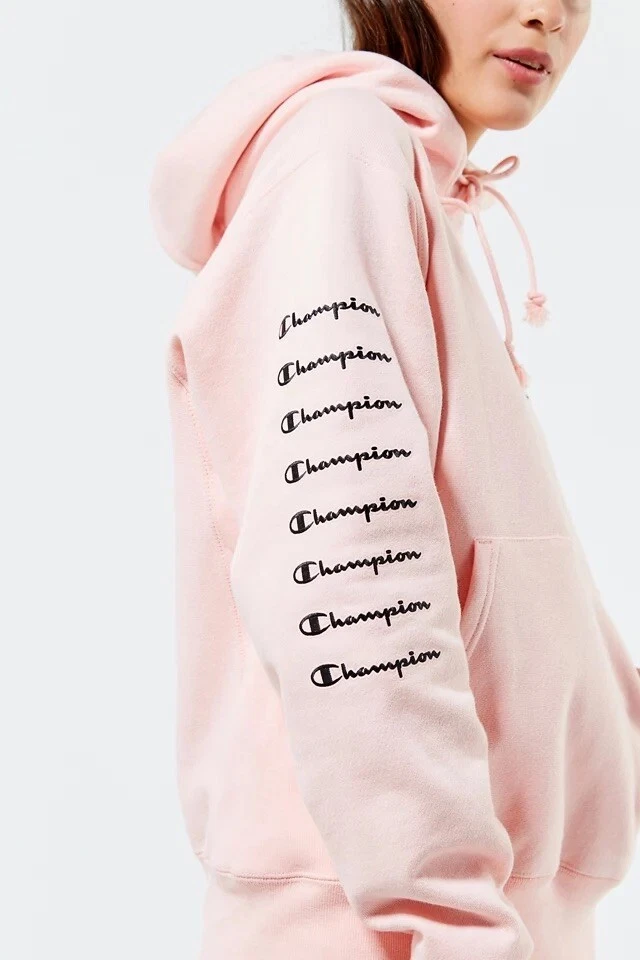 Urban outfitters cheap pink champion hoodie