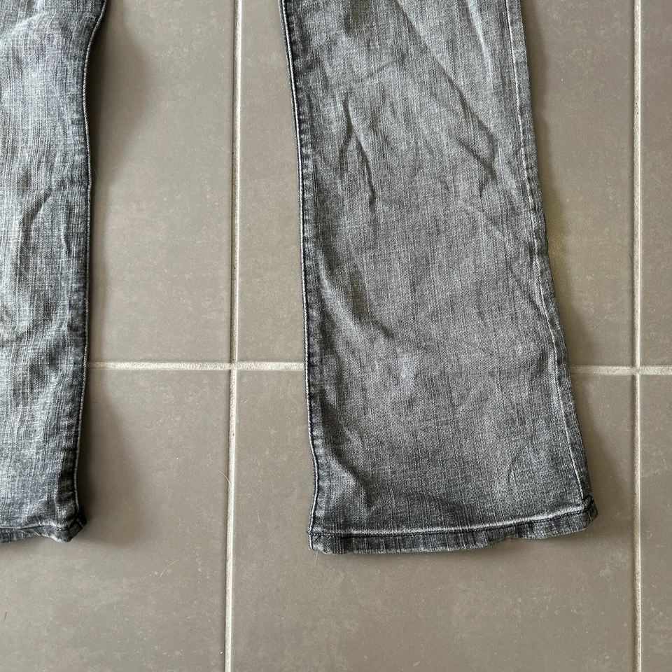 LIP SERVICE Hombre Talla 34 Himno Elastizado 99% Algodón Botón Mosca Gris Jeans Usados en Excelente Condición Foto 3 de 4