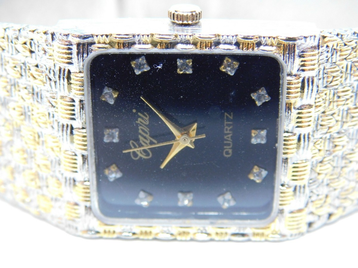 CAPRI WATCH 新品未使用 クオーツ Capri Two Tone Quartz Analog Women's Watch New Battery | eBay