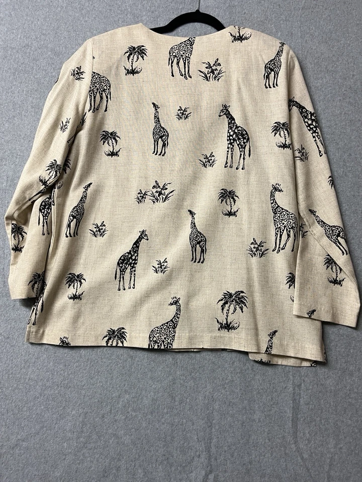 Drapers Damons Jacket size PL Professional Career Button Front Lt Weight Shacket - Image 3 of 4