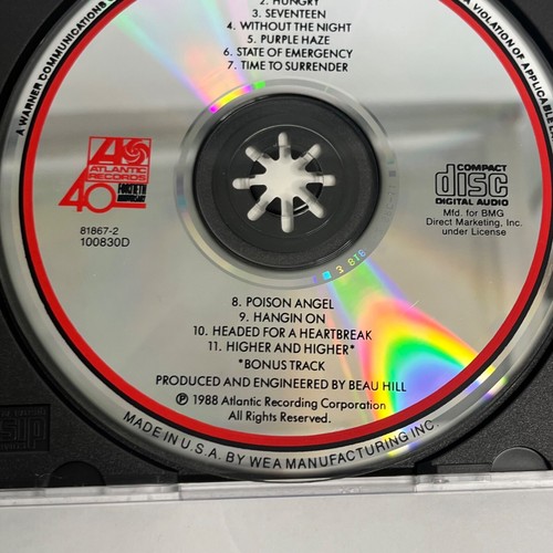 Winger CD self titled 1988 preowned heavy metal band - Imagen 6 de 8