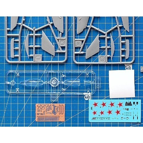 A&A Models AAM7223 Modellflugzeug Bausatz 1:72 MiG Ye-50 /E-50 Pre-Series Interceptor - Bild 5 von 24