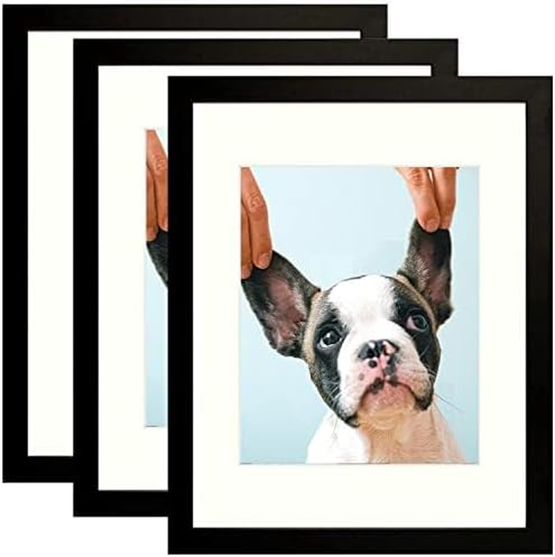 Picture Frames 8X10 Picture Frame Set of 3, Made of High Engineered Wood for 5X7-image