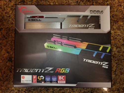 ✔✔ G.SKILL TridentZ RGB 16GB (2x8GB) 4000 MHz *17-17-17-37* (B-DIE) DDR4 *B-Die*