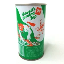 7up "America's Turning 7up" Soda Pop Can - Vintage 1979 - Hawaii
