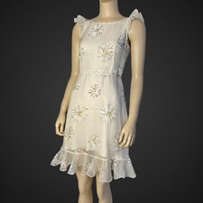 D&G Dolce Gabbana Silk Floral Sleeveless Dress Size 40 S