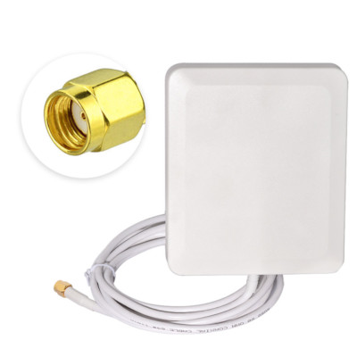 2.4GHz WiFi RP-SMA 10dBi Directional Panel Antenna for WiFi Security IP Camera