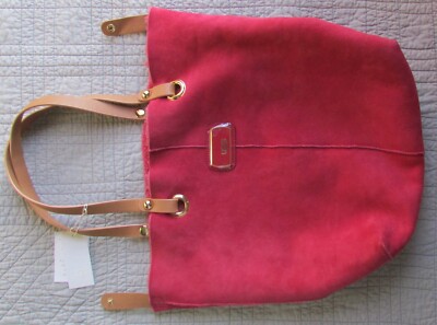 UGG Bag Jane Shearling Tote Crimson NEW $295