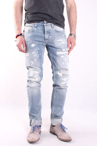 Replay MA946Y 36C944D 010 Ronas, Hombre Vaqueros, Pantalones, Denim, AZUL, Pantalones - Imagen 1 de 8