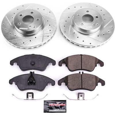 Power Stop for 2014 Mercedes-Benz C300 Front Z23 Evolution Sport Brake Kit - psb