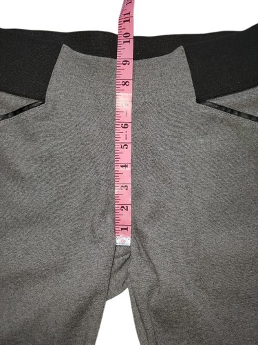 Ci Sono Stretch Gray & Black Elastic Waist Mid Rise Leggings Women's Size L - Picture 6 of 10