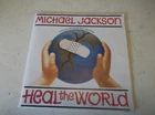 Michael Jackson - Heal The World - Vinyl Record 7" Single + Poster Sleeve - 1991