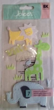 Jolee's Boutique LeGrande 3-D BABY ZOO ANIMALS Stickers NEW