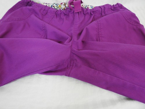 Koi Purple Fuchsia Medical Scrub Pants Large TALL. Elastic Waistband. 701T - Picture 14 of 23