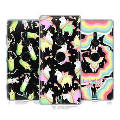 HEAD CASE DESIGNS LLAMACORN SOFT GEL CASE FOR SONY PHONES 1