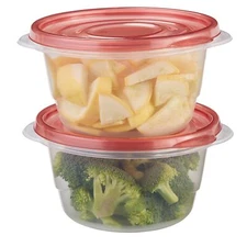 Rubbermaid TakeAlongs 3.2 cups Clear Food Storage Container 4 pk