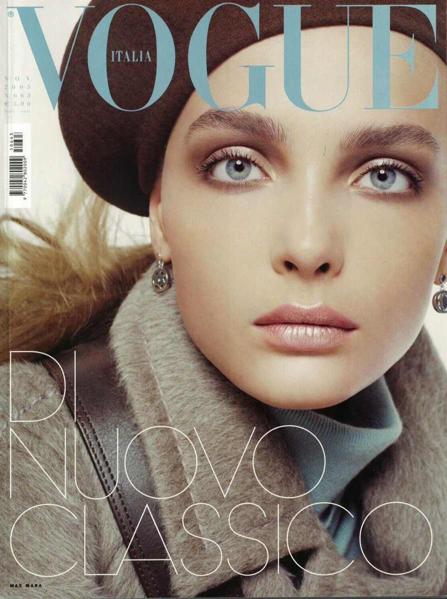 VOGUE Italia Magazine November 2005 SNEJANA ONOPKA Lily Donaldson