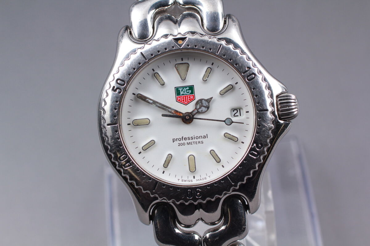 Vintage TAG HEUER SEL S/el Professional S90.813 White Date Vintage TAG HEUER SEL S/el Professional S90.813 White Date