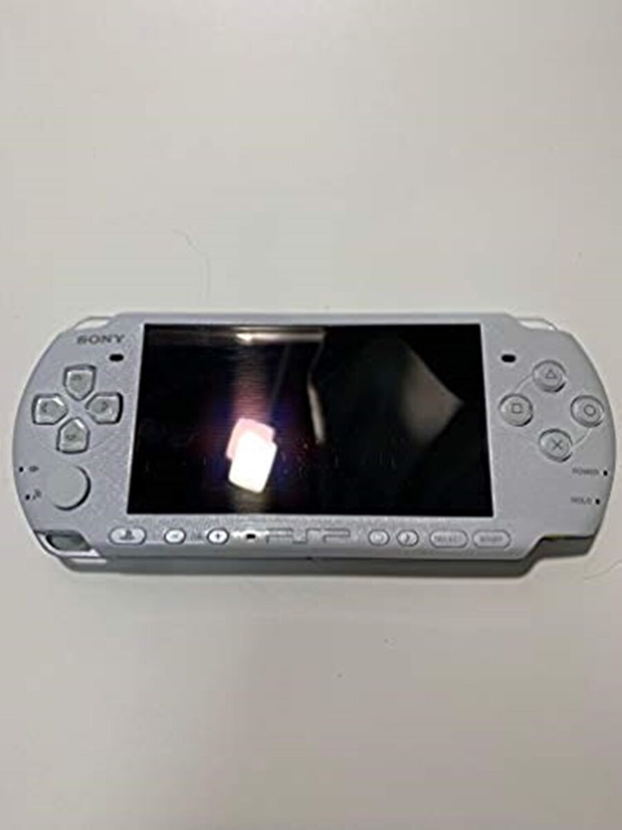 SONY PSP Playstation Portable Pearl White PSP - 3000 PW Cable Console