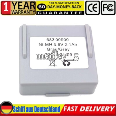 68300900 3.6V 2.1Ah 683 00900 Ni-MH Akku Für HETRONIC Remote Control 68301000 DE