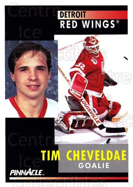 1991-92 Pinnacle #21 Tim Cheveldae