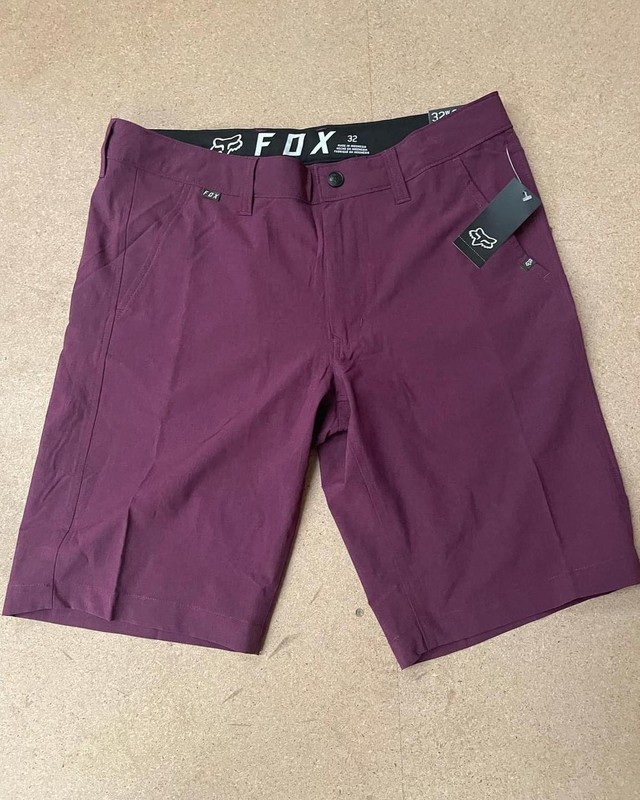 Fox Essex Tech Stretch Short Dark Purple New with Tags Foxhead Fox Racing 29"