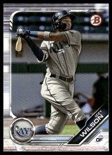 2019 Bowman Draft #BD-13 Izzy Wilson Tampa Bay Rays