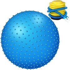 Large Sensory Massage Ball Bouncy Exercise Ball with Tactile Spikes 22 inch B...