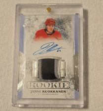 Upper Deck 2017-18 The Cup Janne Kuokkanen #151 Rookie Auto Patch Hurricanes