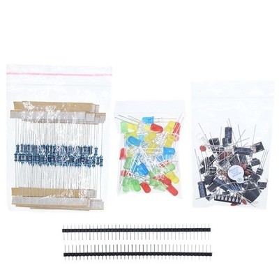 Electronic Component 830 Hole LED Buzzer Capacitor Resistor Basic Starter Kit