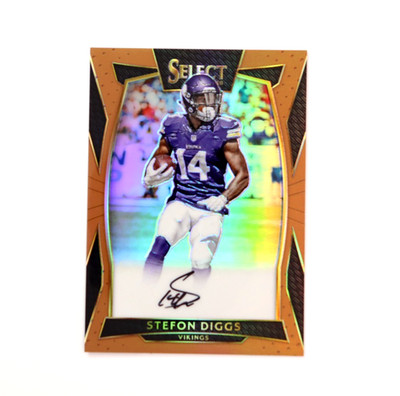 Stefon Diggs 2016 Panini Select Bronze Prizm Autograph #'d 10/35 AUTO S-SD